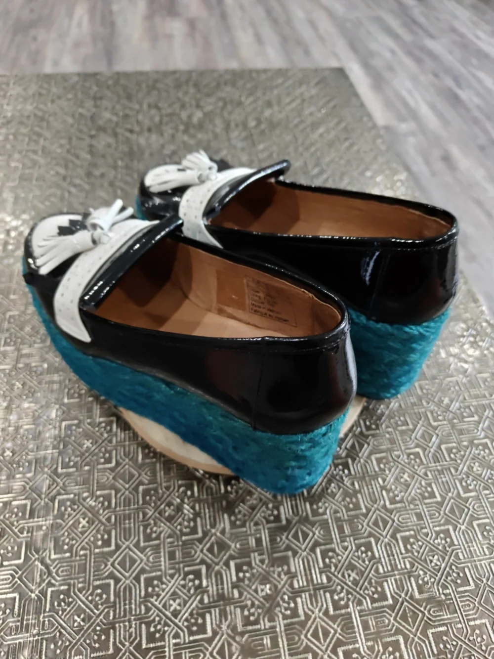 🐢 Jeffrey Campbell Termino platform espadrille loafer Size 7